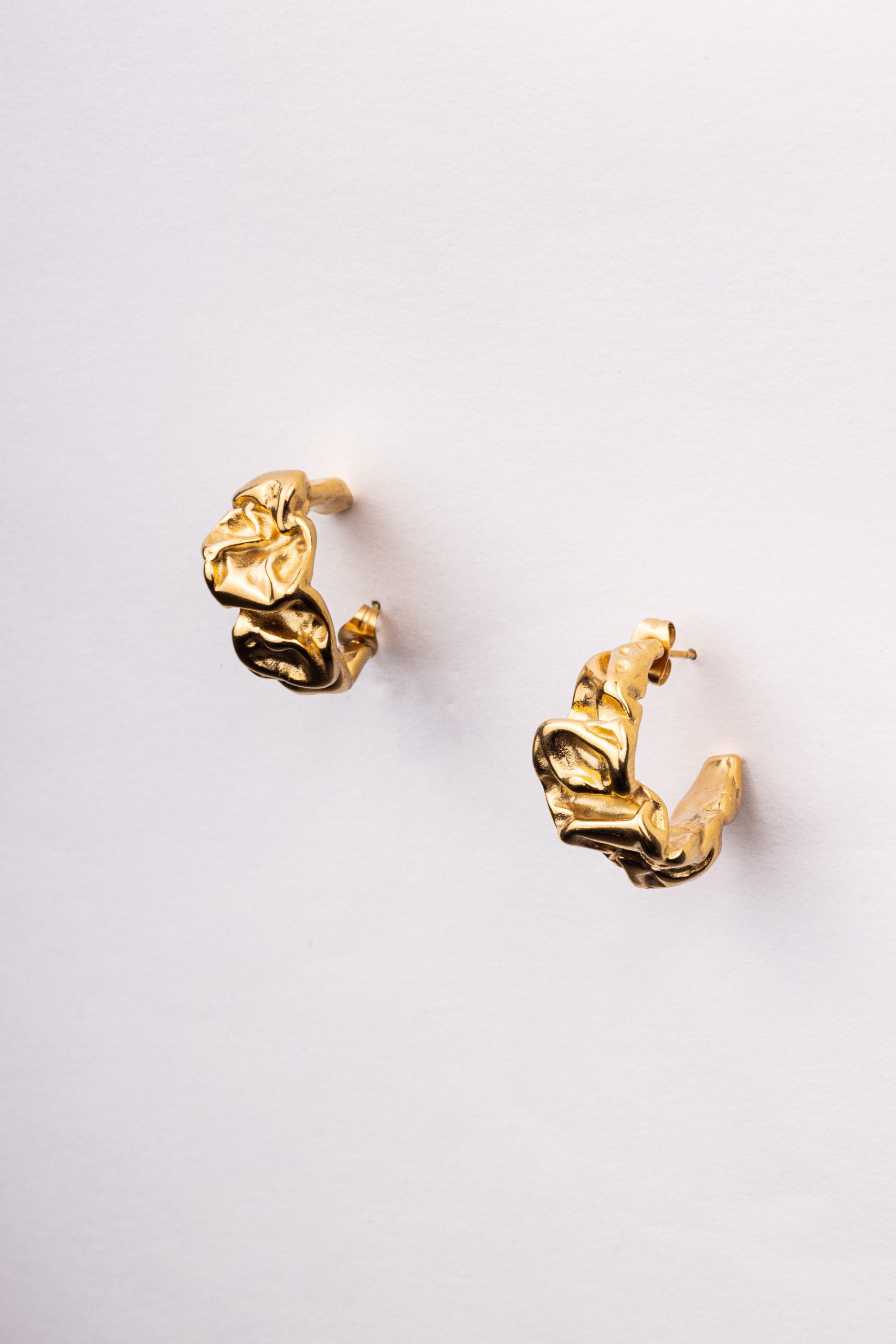 The Margaux Gold Knot Hoops main image 0