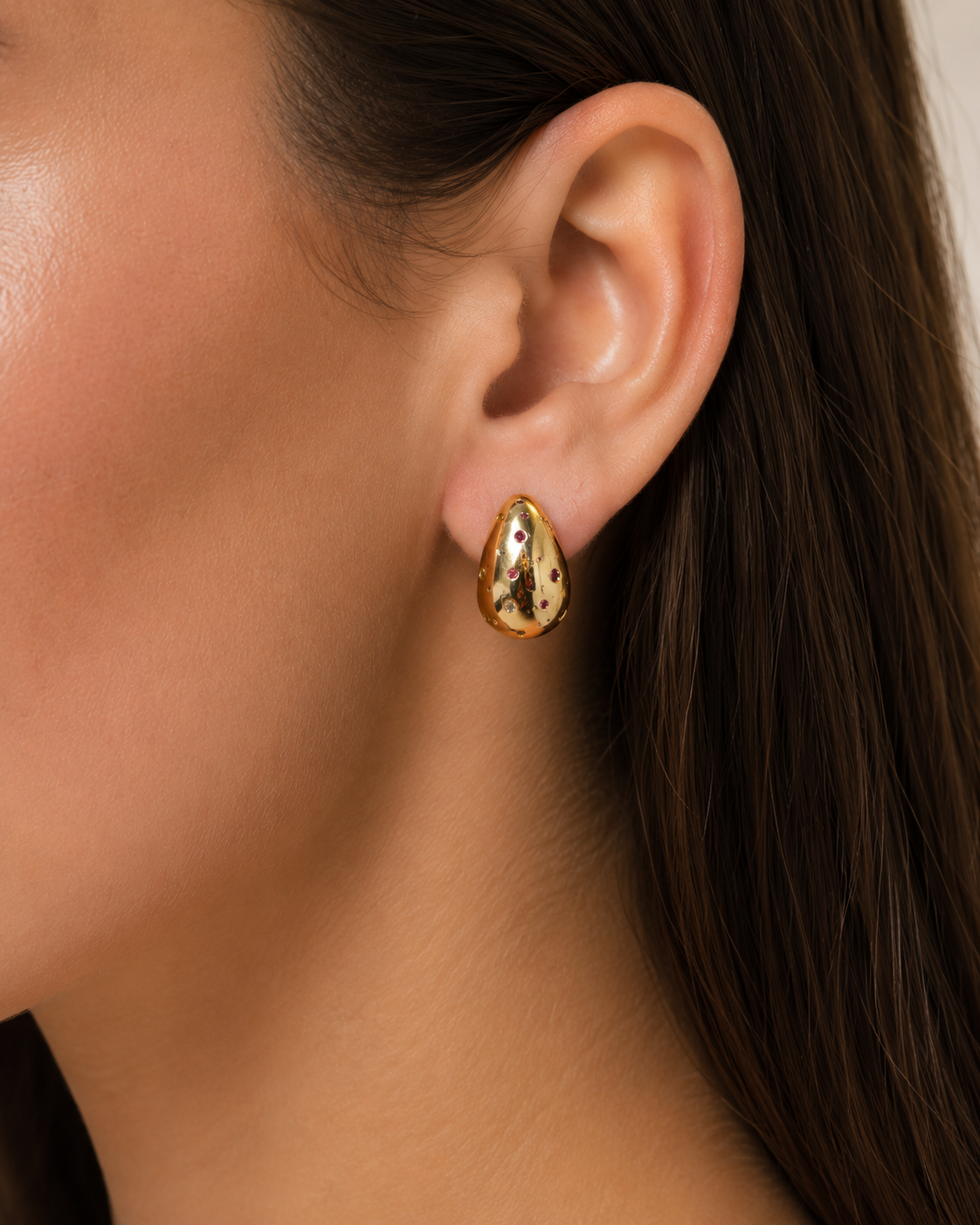 Mini Tear Drop Gems - Gold