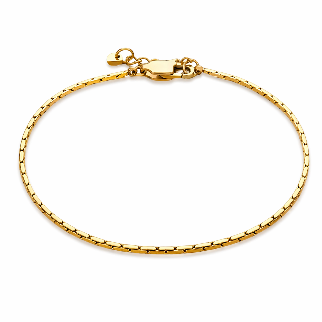 gold wire bracelet minimal everyday jewellery Me The Label