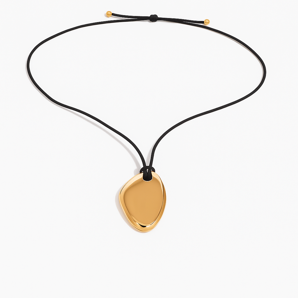 Sienna Wax Rope Necklace - Gold