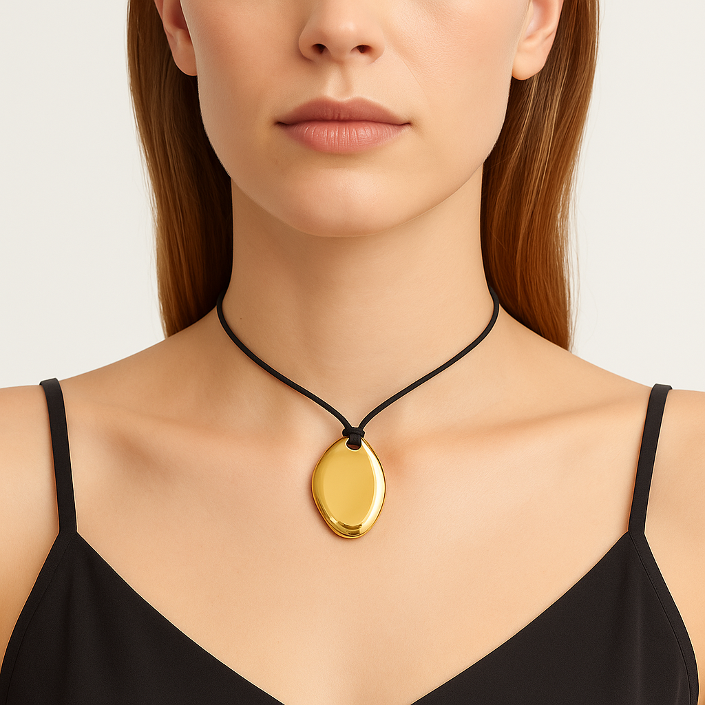 Sienna Wax Rope Necklace - Gold - Image 3