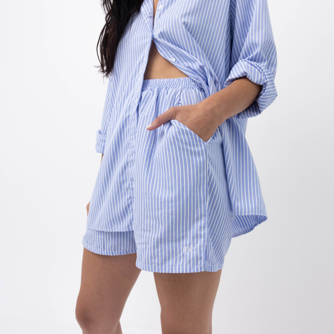 Leisure Set - Blue Stripe (LAST SIZE XS/S)