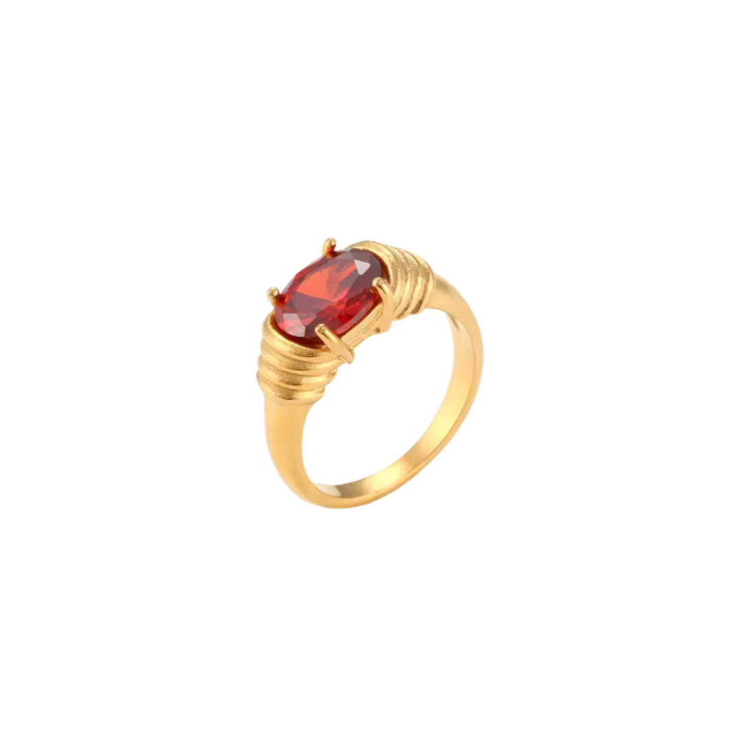 Vintage Ginny Ring – Ruby Rose