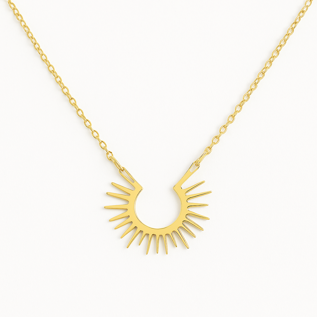 Sunrays Necklace - Gold