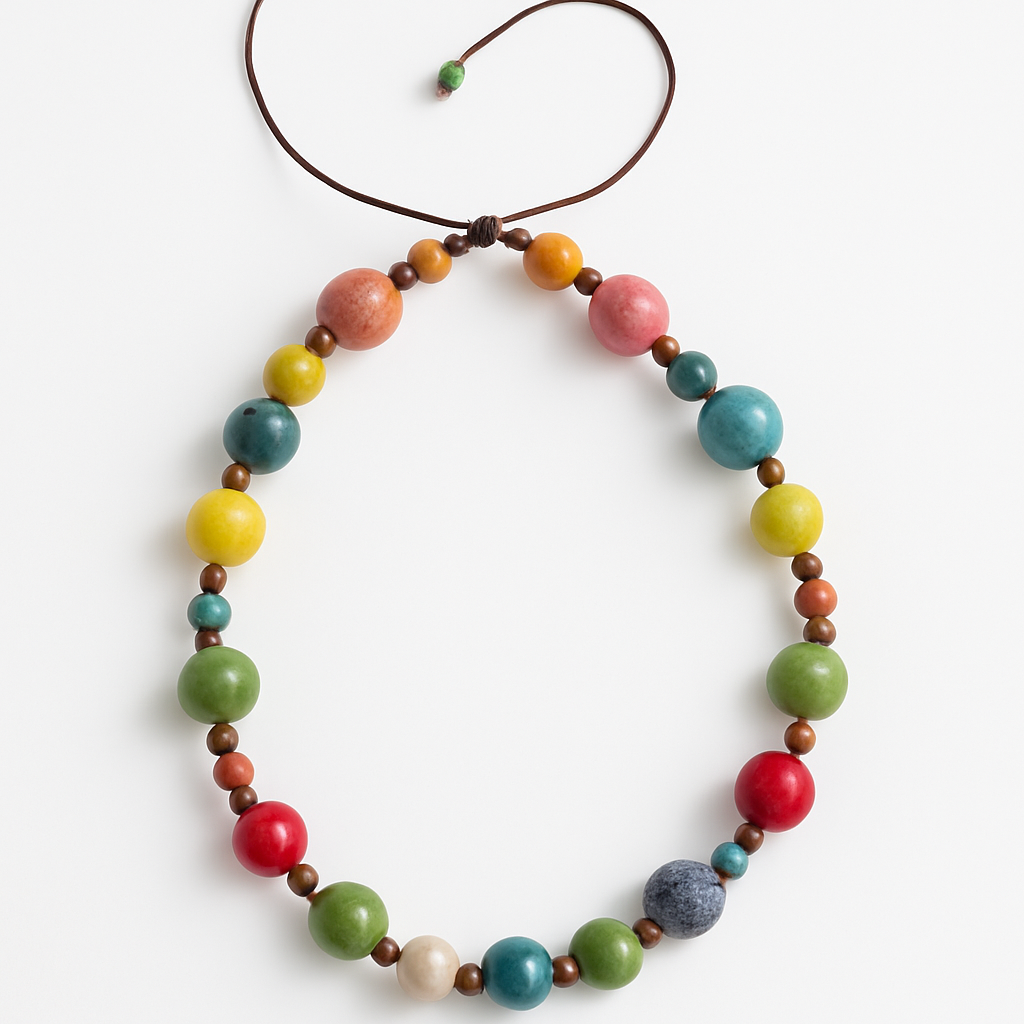 Leisure Bead Necklace — Multicolour