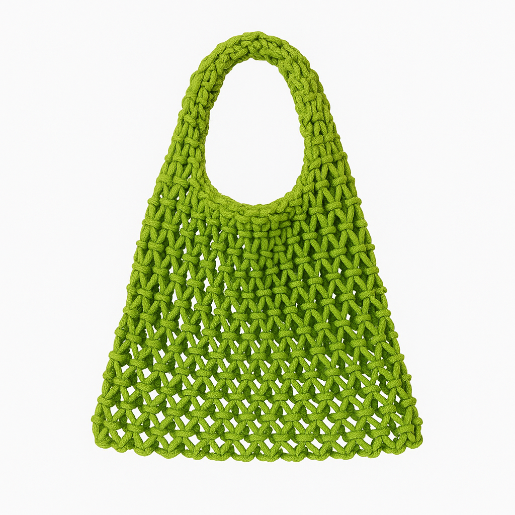 Market Tote - Small Lime
