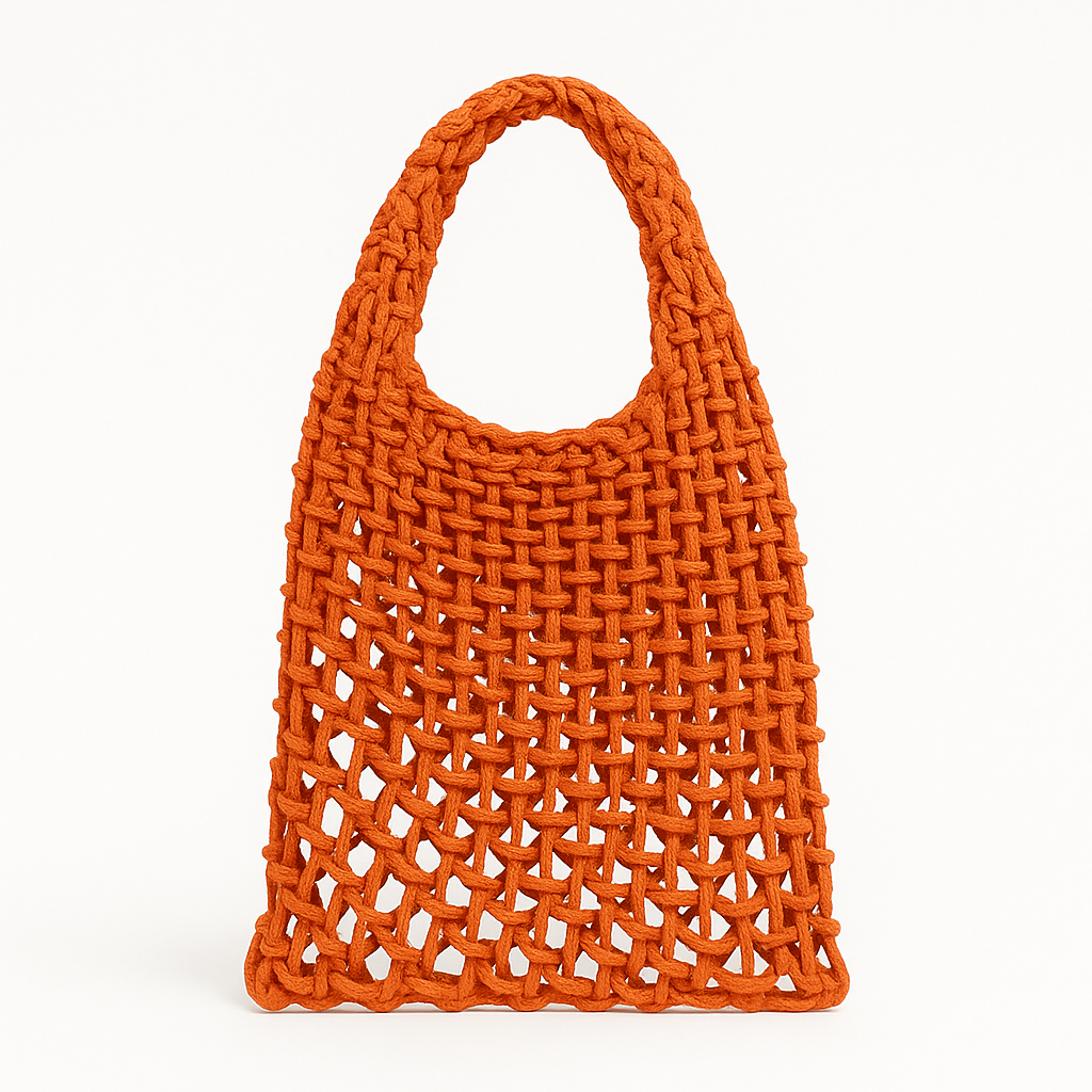 Market Tote - Small Orange