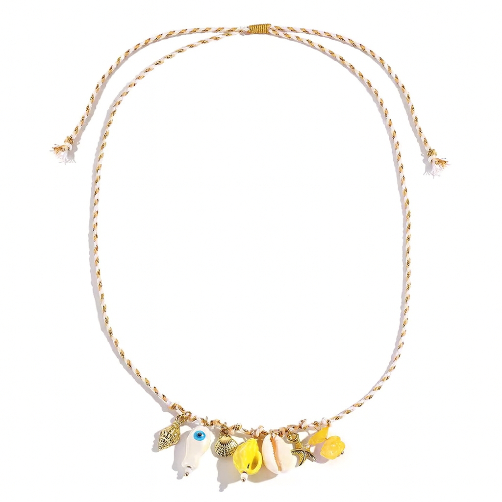 Beach Babe Necklace - Butter Yellow