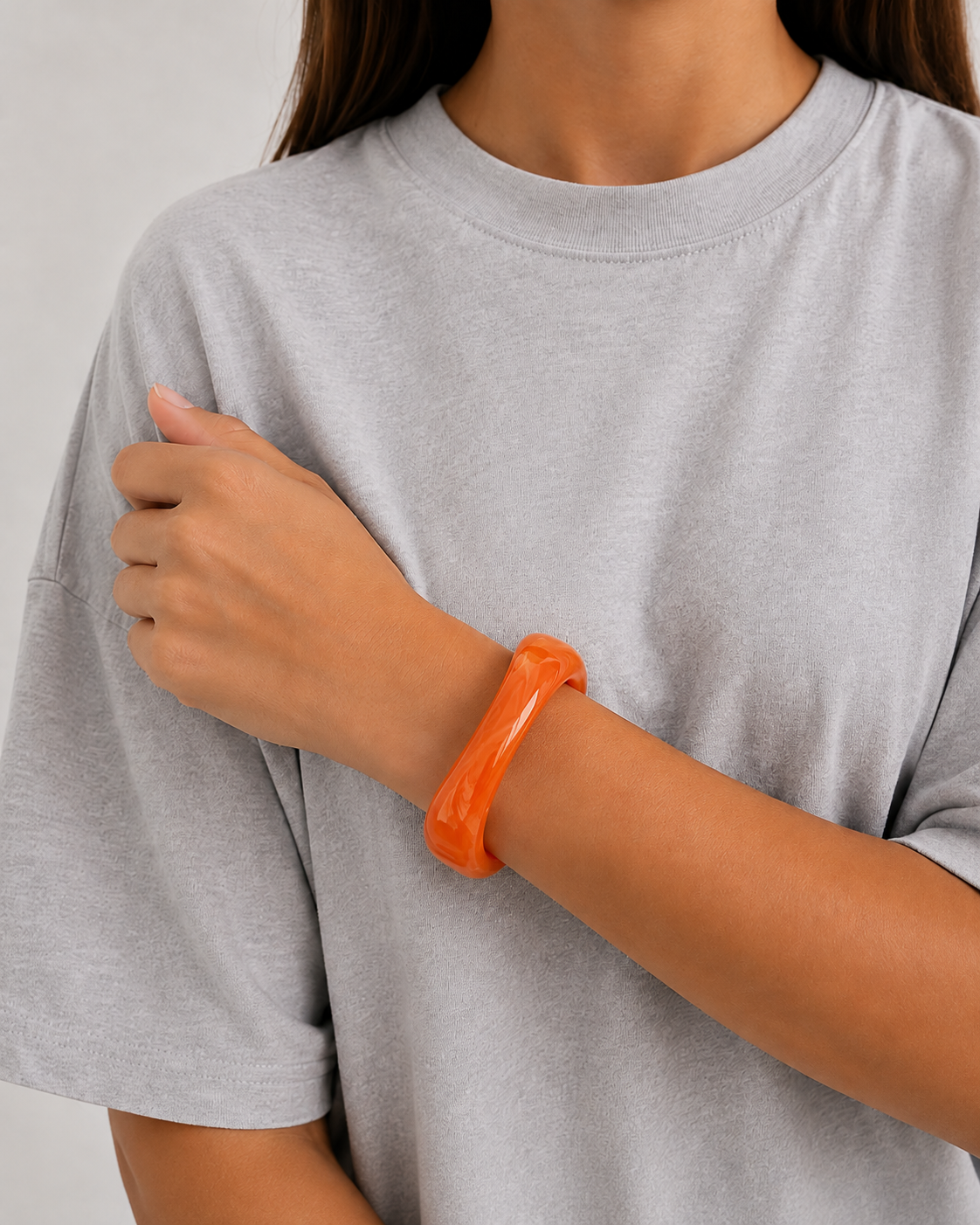 Flame Resin Bangle