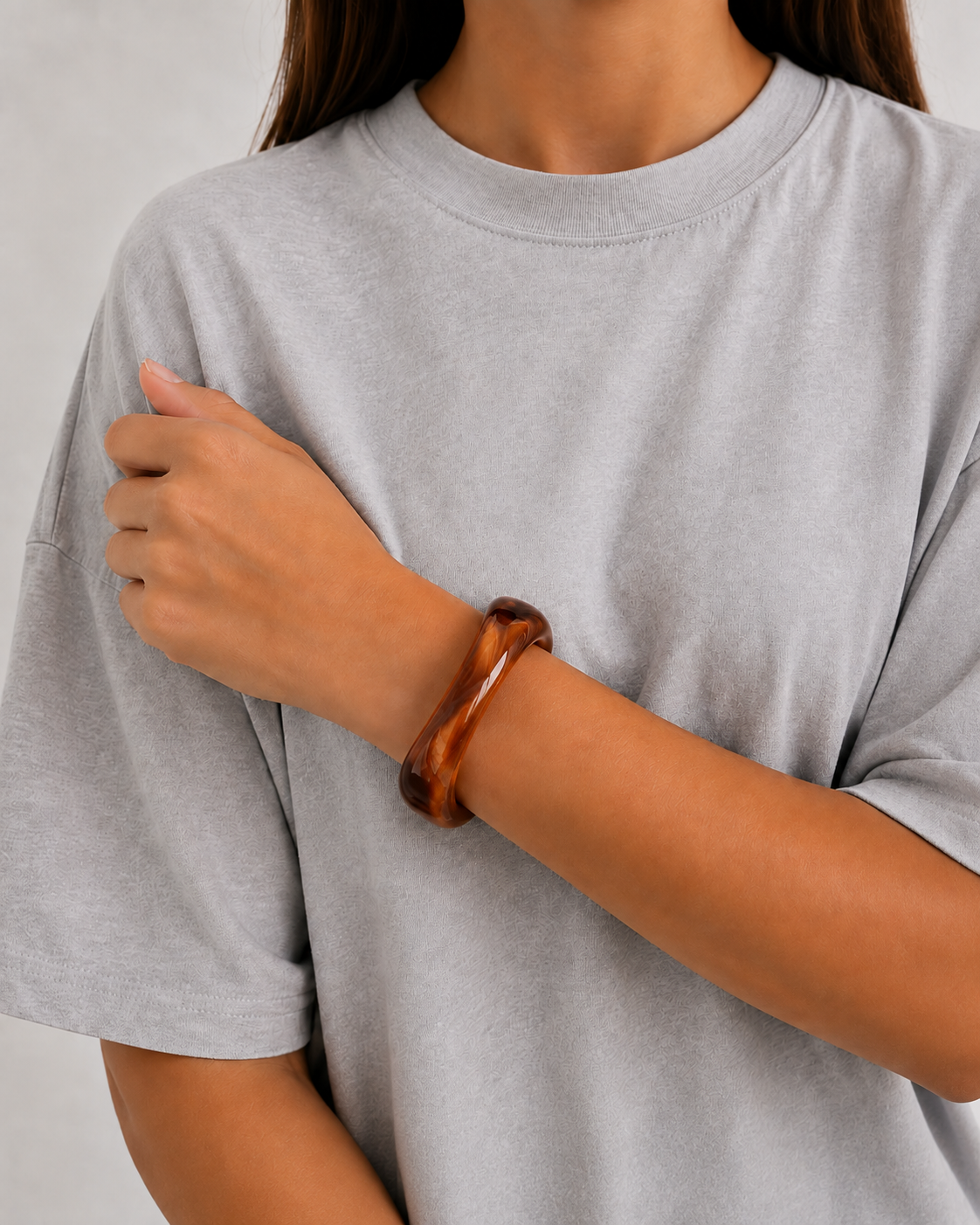 Tort Resin Bangle