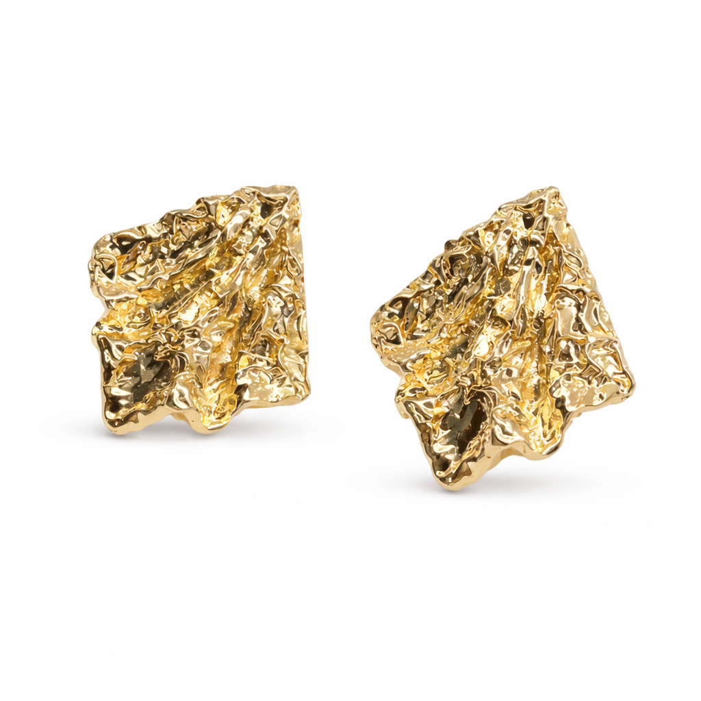 Clip on earrings gold Me The Label