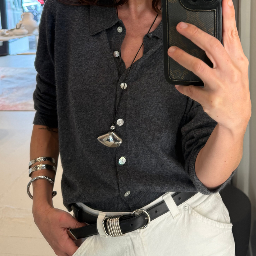 Kamali Rope Necklace - Silver