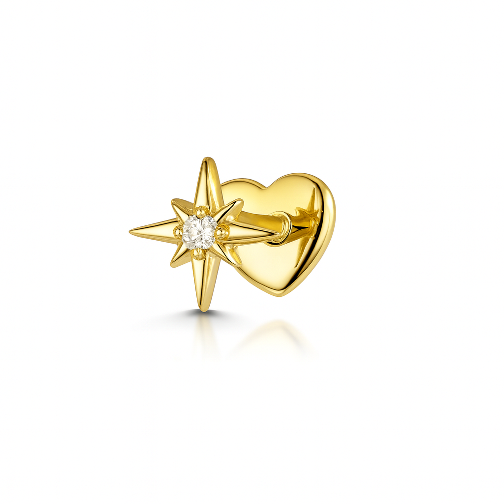 Stardust Single Stud - Gold