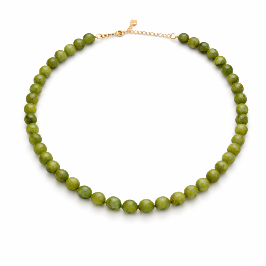 Peridot Beaded Necklace