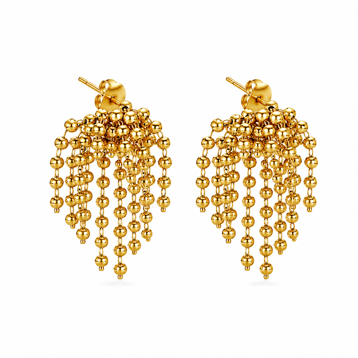 Cascade Earrings – Gold