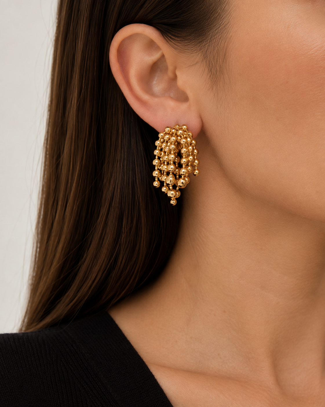 Cascade Earrings – Gold