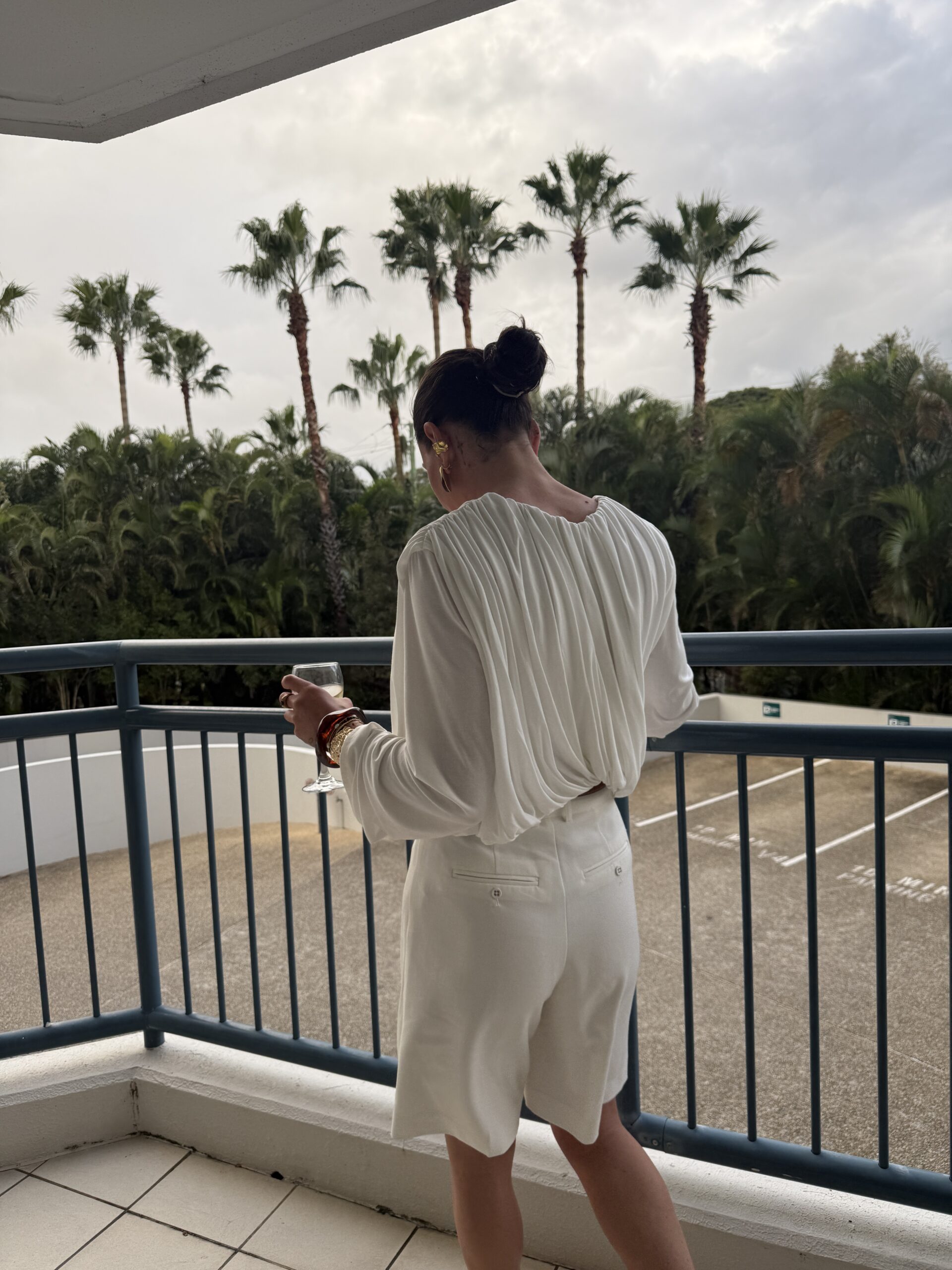 mé jewellery styled on balcony