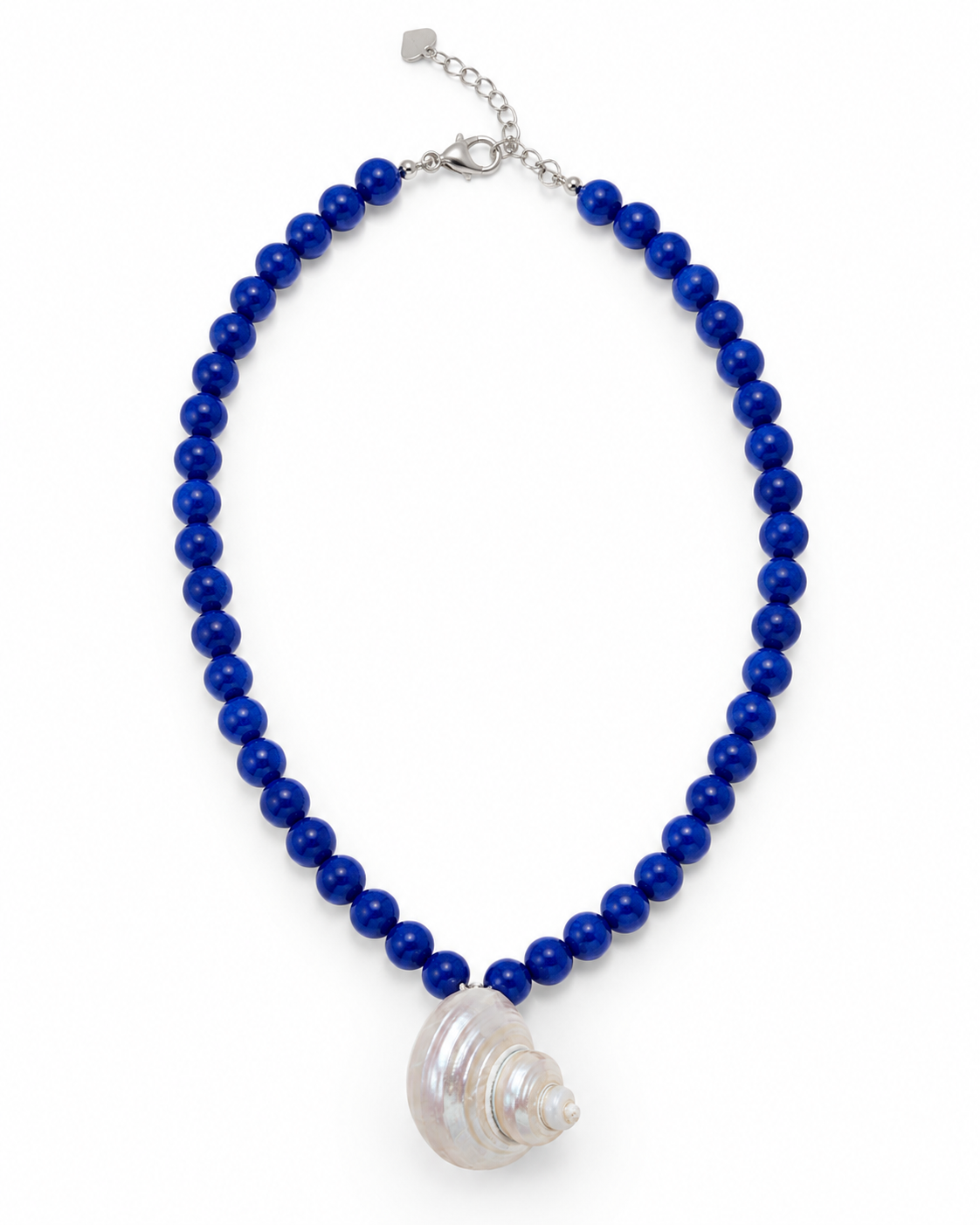 Midnight shell beaded necklace