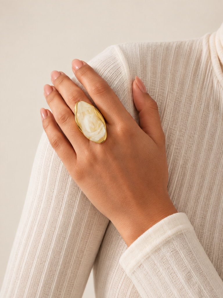 Motlen Ring - Ivory