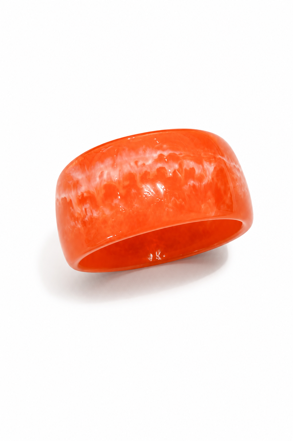 Orange Resin Bangle
